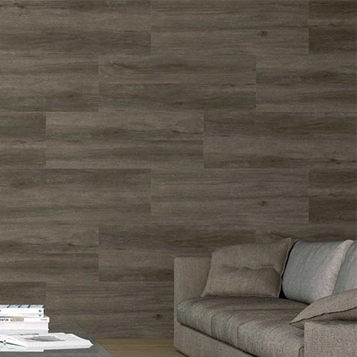 Easton Bark WoodLook Tile Plank on Wall